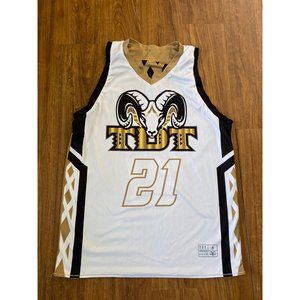 TBT Vintage T Shirt Athletic Reversible‎ Gym Champion Top Sports #21 Gold Size S